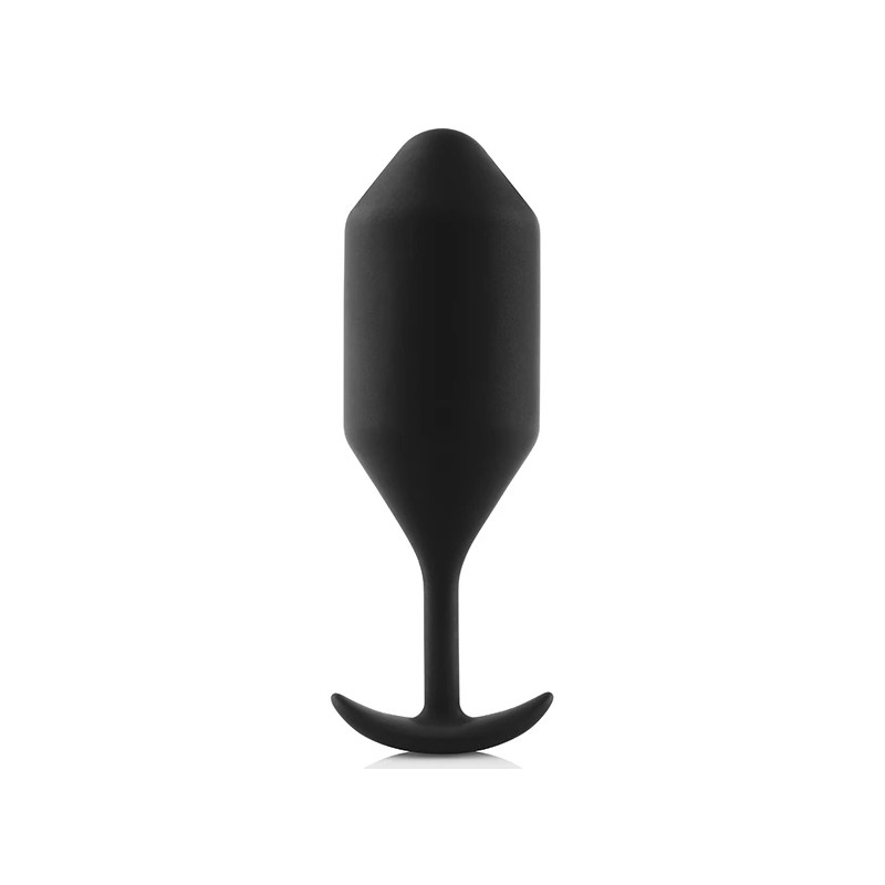 Plug analny wibrujący - B-Vibe Vibrating Snug Plug 5 Black